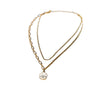 Charming Charlie 2 Layered Hamsa Necklace for Women: Eye of Hamsa Necklace - Symbol of Protection against the Evil Eye and Good Fortune in Stylish Layers.