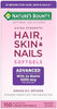 Nature's Bounty Advanced Hair, Skin & Nails, 150 Rapid Release Softgels - Image 1