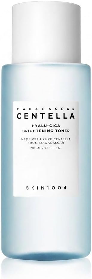 Skin1004 Hyalu-Cica Balancing Toner, Korean Toner for Deep Hydration with Hyaluronic Acid, Centella Essence for Soothing care, Gentle Exfoliating for Skin Firming, Korean Skin Care, 7.10 fl.oz / 210ml