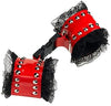 Doc Johnson Fantasy Cuffs, Red Patent Leather - Image 2
