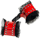 Doc Johnson Fantasy Cuffs, Purple Patent Leather - Image 4