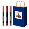 3-Piece Matte Lip Crayon Revlon Gift Set - 003 Souffle All Day Nude Shade, Long Lasting Ve - Image 3