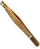 Revlon Gold Series Slant and Point Tip Tweezer, Titanium Coated for Maximum Durability - Image 2