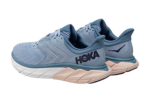 HOKA ONE ONE Womens Arahi 5 Textile Synthetic Blue Fog Provincial Blue Trainers 9.5 US