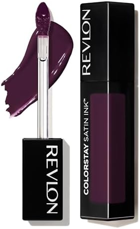 BIGTOPDEALSUSA Lipstick Gift Set, 3 Piece Cool Tone Lip Pack, Revlon Satin Ink 036 Royal Amethyst, Satin Ink 011 Own It, ColorStay Matte Lite Crayon 001 Tread Lightly, Three Shades