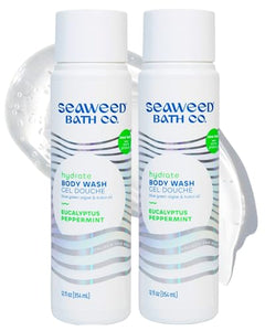 Seaweed Bath Co. Hydrate Body Wash, Eucalyptus Peppermint 12 oz - Personal Care