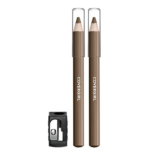 Covergirl Easy Breezy Brow Fill + Define Brow Pencil, Sharpener Included, Long-Lasting, Deeply Pigmented, Blendable Formula, 100% Cruelty-Free - Personal Care