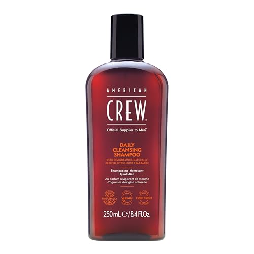 American Crew Men's Daily Cleansing Shampoo, Citrus Mint, 8.45 fl oz - Personal Care