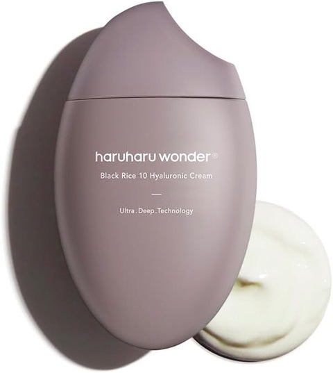 Haruharu wonder Black Rice 10 Hyaluronic Cream, 1.6 fl.oz, Lavender Scent - Personal Care