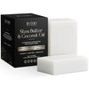 Shea Butter & Coconut Oil Soap Bar - Advanced Gentle Moisturizing & Deep Cleansing Face &  - Image 1