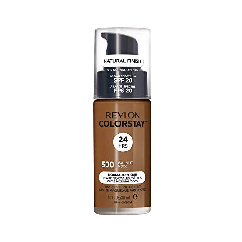 Revlon Colorstay Longwear Makeup Normal/Dry, 500 Walnut, 1 fl oz - Personal Care