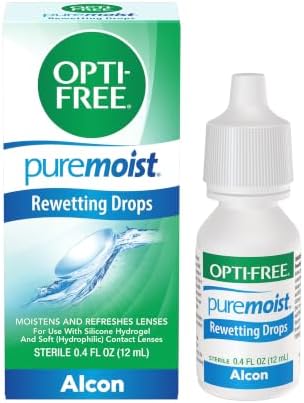 Opti FREE Puremoist Contact Lens Rewetting Drops, 12 mL - Personal Care