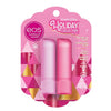 Eos Holiday Lip Balm Gift- Strawberry Cheer & Candy Cane Swirl, Stocking Stuffers, All-Day Moisture Lip Care, 0.14 oz, 2-Pack - Personal Care