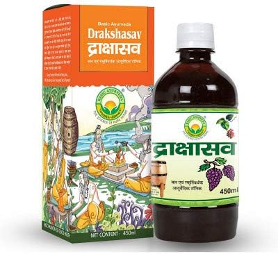 Exportmall Basic Ayurveda Drakshasava (450 ML) by