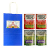 Big Top Deals USA Blue Paper Bag Bundle with Snaps Veggie Chips – (2x Sour Cream & Onion, 2x Black Pepper) – 5.25x3.2x8 Custom Bundle – Perfect for Snack Lovers - Moisturizer - Skincare