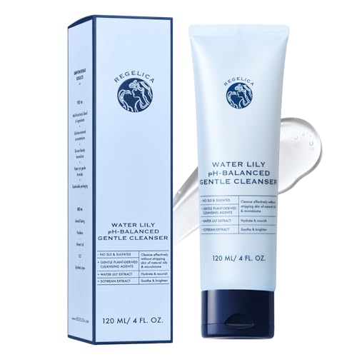 Korean pH-Balanced Gentle Facial Cleanser with Water Lily Extract - Personal Care
