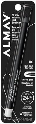 Almay All-Day Intense Gel Eyeliner, 110 Rich Black, 0.045 oz