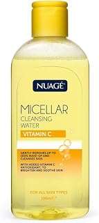 Micellar Cleansing Water with Vitamin C | Gently Removes Makeup, Cleanses & Hydrates Skin – Brightening Vegan, Cruelty Free, Suitable for All Skin Types 7 Fl Oz (200mL) (Vitamin C)