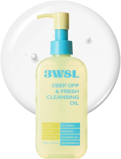 3W8L Deep Off & Fresh Cleansing Oil Kbeauty - Personal Care