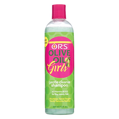 Ors Olive Oil Girls Gentle Cleanse Shampoo with Vitamins E5 & E for Dy, Unruly Hair 13 Ounces - Personal Care