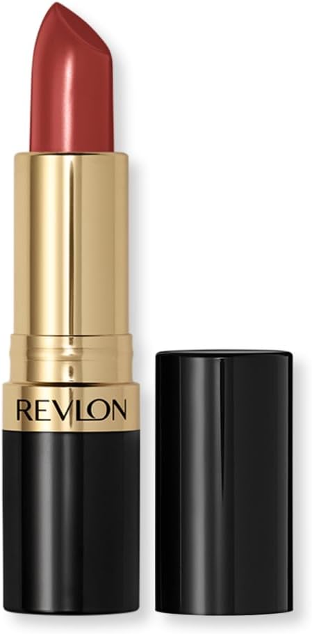 Revlon Super Lustrous Lipstick, Creamy Formula For Soft, Fuller-Looking Lips, Moisturized Feel, 535 Rum Raisin, 0.15 oz