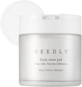 Needly Daily Toner Pad I Exfoliating Pads for Face with BHA & PHA (80 Pads) (Daily Toner Pad 80) - Personal Care