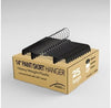 Nahanco 14” Heavy Weight Black Plastic Bottom Hanger | Heavy Weight Plastic Skirt/Pant Han - Image 3