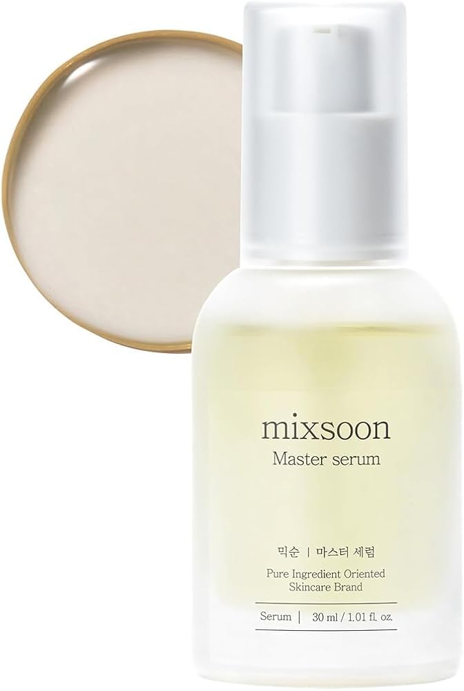 Mixsoon Master Serum Moisturizing Serum-Intensive Moisturizing and Revitalizing for Face, Lightweight Formula for Radiant 30ml / 1.01 fl.oz. Korean Glass Skin Care