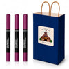 3-Piece Matte Lip Crayon Gift Set - 005 Sky High Vibrant Pink Shade, Long Lasting Velvet L - Image 3