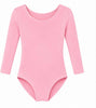 Moret Kids Girls Ballet Dance 2-Pack 3/4 Sleeve Leotard Set, Black and Pink Classic Scoop  - Image 5