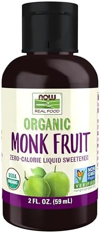 Now Foods, Organic Monk Fruit, Zero-Calorie Liquid Sweetener, 2 fl. oz - Personal Care