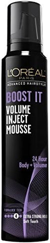 L'Oreal Paris Advanced Hairstyle Boost It Volume Inject Mousse - Personal Care