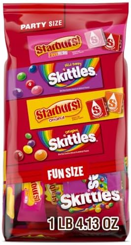 Skittles Original, Wild Berry & STARBURST Fun Size Variety Bag, 20.13 oz - Personal Care