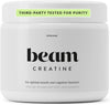 BEAM Creatine Monohydrate Powder – 5g Micronized Creatine Monohydrate, Third Party Tested Creatine for Women & Men, Muscle Strength, Growth, Recovery & Cognitive Support, Unflavored, 30 Servings