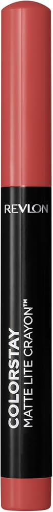 Revlon ColorStay Matte Lite Lipstick Crayon, 008 She's Fly, 0.049 oz