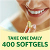 Vitamin D3 Spring Valley Softgels, 125 mcg per Softgel, 5,000 IU, 400 Count, and Gift Ice  - Image 5