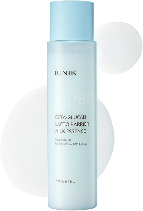 Iunik Beta-Glucan Barrier Milky Toner Essence - Deep Hydration 6.7 fl oz - Personal Care