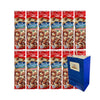 Big Top Deals USA 5.25x3.2x8 Blue Paper Gift Bag with Diamond Almonds Smokehouse 1.5oz – Events, Gifts, Party Favor, Crunchy Nut Snack Pack - Candy - Snacks