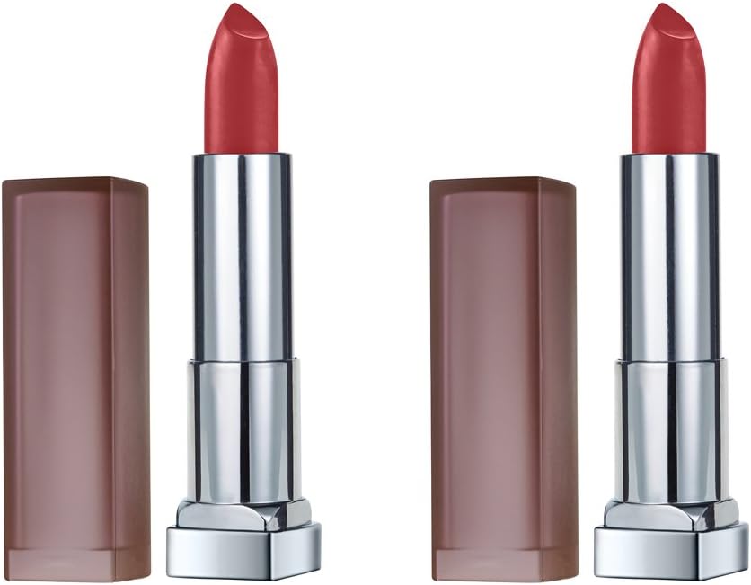 Maybelline Color Sensational Creamy Matte Lipstick, Touch of Spice, 2 Count