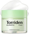 Torriden BALANCEFUL Cream 80ml (2.70 fl.oz.) | Soothing and Nourishing Moisturizer for Oily and Sensitive SKin | 5D CICA, Hydrolyzed Hyaluronic Acid, Panthenol