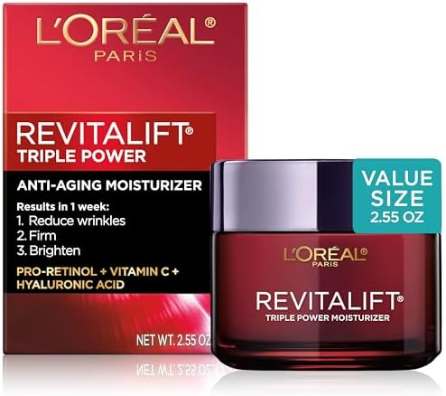 L'Oreal Paris Revitalift Triple Power Face Cream, 2.55 Oz - Personal Care