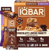 IQBAR Clean High Protein Bars, Low Sugar Snack, Chocolate Variety 12ct