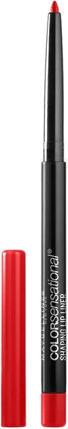 Maybelline Color Sensational Shaping Lip Liner with Self-Sharpening Tip, Very Cherry, Red, 1 Count