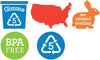 Preserve Kids Toothbrushes, Made in the USA from Recycled Plastic, Soft Bristles, Colors V - Image 5