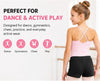 Moret Kids Girls' Ballet and Dance 2-Pack Solid Bike Shorts - Stretchy Spandex Activewear  - Image 3