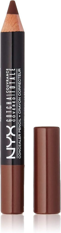 NYX Professional Makeup Gotcha Covered Concealer Pencil, Deep Espresso, 0.04 Ounce - Face Makeup - Beauty