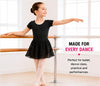 Moret Kids Girls' Ballet and Dance 2-Pack Dance Outfit Set - Black Chiffon Wrap Skirt & Sh - Image 3