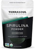 Terrasoul Superfoods Organic Spirulina Powder, 6 Oz, Vegan Protein, Green Superfood Boost for Smoothies, Detoxifying Elixirs, and Immune Support