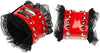 Doc Johnson Fantasy Cuffs, Red Patent Leather - Image 3
