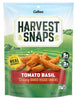 Harvest Snaps Veggie Chips (Red Lentil Snack Crisps Tomato Basil, 3.0 oz) | Powered by Plant Protein, Gluten Free, Non-GMO Baked Vegetable Crisps | Made in USA (12 Pack)